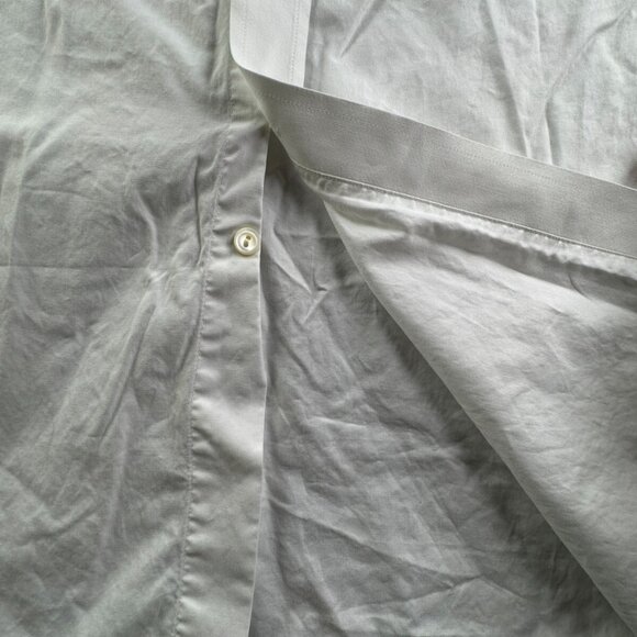Eton Long Sleeve Button Up Shirt Men Cotton Designer White 17.5 Sweden Woven - Picture 12 of 15